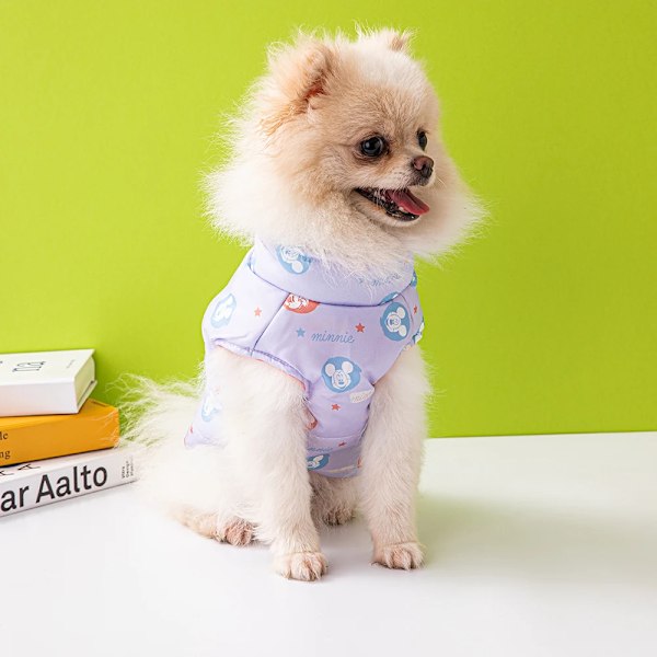 Trendy hundeklæder Chihuahua Corgi Lille hundeklæder Luksus hundetrøje Vinter Udendørs Varm 4 S
