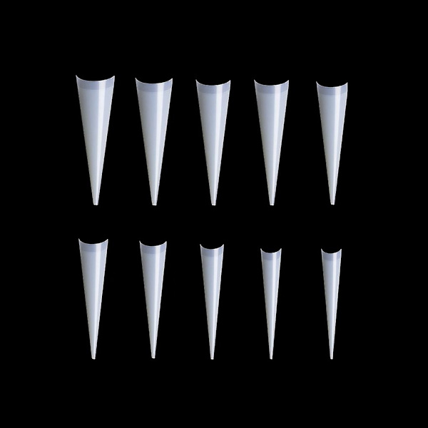 Lange Stiletto Negle Tips Akryl Negle Kunstige Halve Falske Flake Negle Tips
