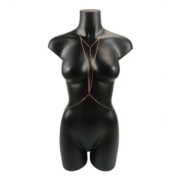 Kroppssmycken Bikini för kvinnor Tillbehör Strand Midjekedja Present Halsband Strand Kroppssmycken för kvinnor och flickor W