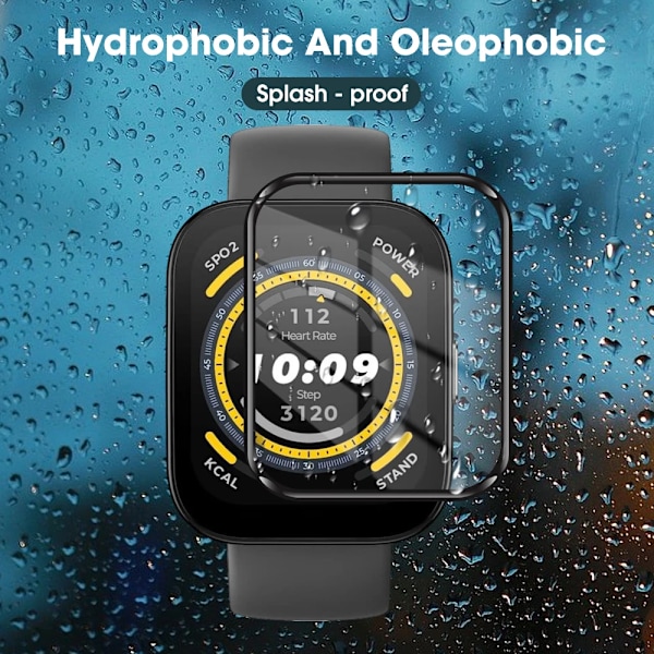 Täyspeitto Näytönsuoja Amazfit Bip 3/3 Pro/5 Älykellolle Tarvikkeet Selkeä Pehmeä Suojaava Kalvo Ei Karkaistu Lasia For Amazfit Bip 5 1KPL