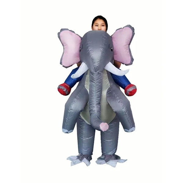 Karneval Uppblåsbar Dräkt Elefant