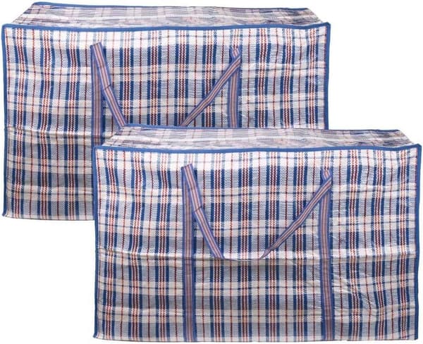 2-pack förvaringsväska, förvaringsväska för kläder med stor kapacitet Flyttväskor