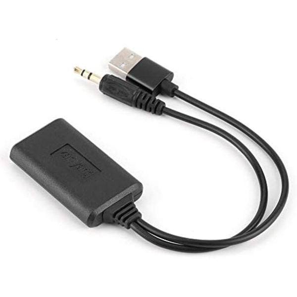 Bluetooth-mottagare Bluetooth AUX-adapter, 3,5 mm/0,14 tum Bil AUX-ljudkabel Trådlös Bluetooth-mottagaradapter HIFI Stereomusik Auto Acc