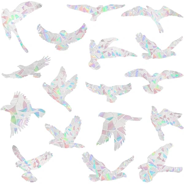 Anti-bird stickers for windows - Decals for glass doors - Protect and save birds from collisions