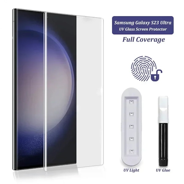 3D UV flytande härdat glas för OPPO FFind X2 Full Glue skärmskydd