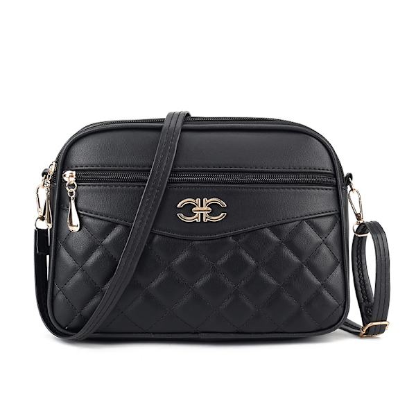 2024 Ny firlags stor kapacitet middelaldrende kvinders taske mode rombe crossbody skuldertaske all-match kamerataske lille firkantet taske Oak Red