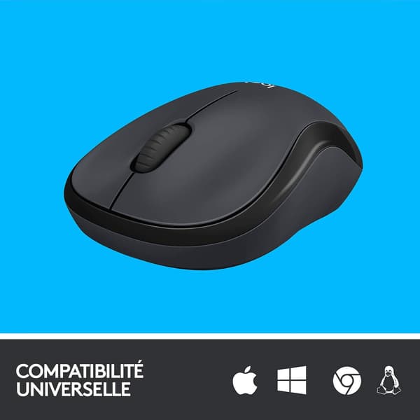Wireless Silent Mouse, 2.4 GHz with USB Receiver, 1000 DPI Sensor Resolution, 18-Month Battery Life-Max