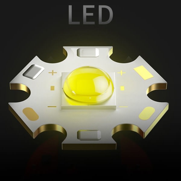 LED-ficklampa Glare USB -laddnings-LED
