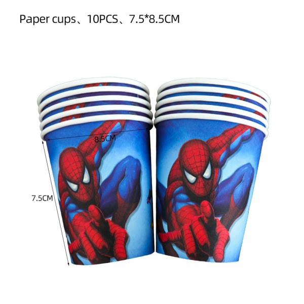 Spiderman kalas set 10personer