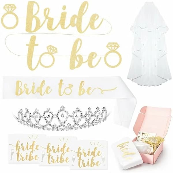 Bachelorette party kit Guld