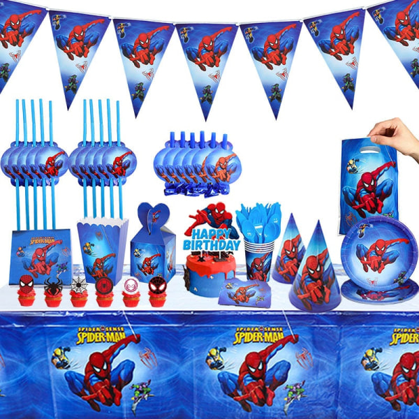 Spiderman kalas set 10personer