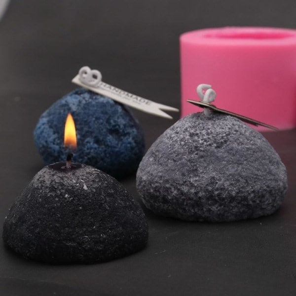 Lysforme lys stearinlys DIY støbeforme i silikoneform