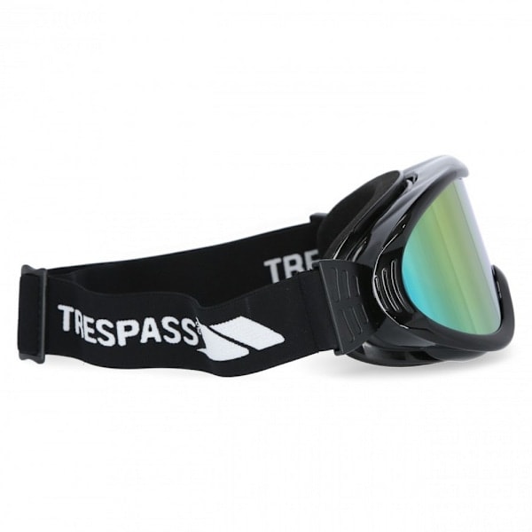 Trespass Unisex Vickers Kaksoislinssiset Lumilautailu- ja Laskettelulasit Musta Yksi Koko