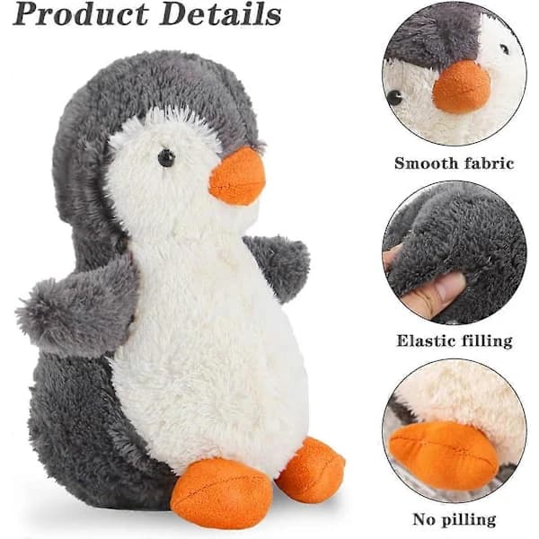 Pingviini Pehmo, 23 cm Pingviini Pehmolelu, Pingviini Pehmolelu, Söpöt Pehmolelut, Pehmolelut[co]