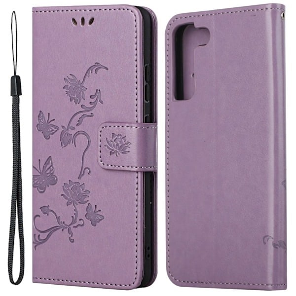 Samsung Galaxy S23 Plus Cover Med Print Lilla