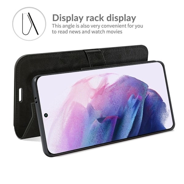 OnePlus 7 Etui Læder - Sort