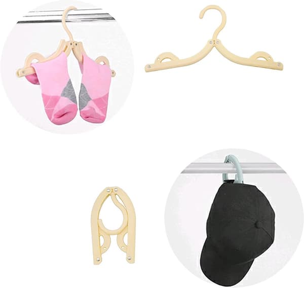 Vikbara Resgalgar, 12 Delar, 4 Färger, Plast, för Hem & Camping