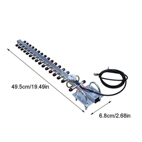 2.4g 25dbi Antenne 2400-2500mhz Udendørs Trådløs Yagi Antenne Rp-sma Han lin