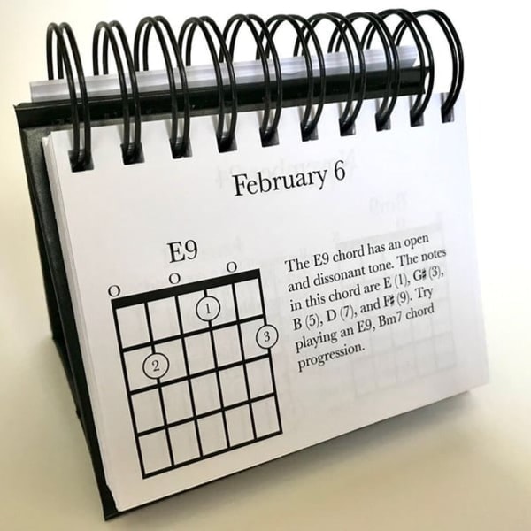 The Original 365 Days of Guitar Chords - 2024 Daily Guitar Chord Calendar NEW 1 PC