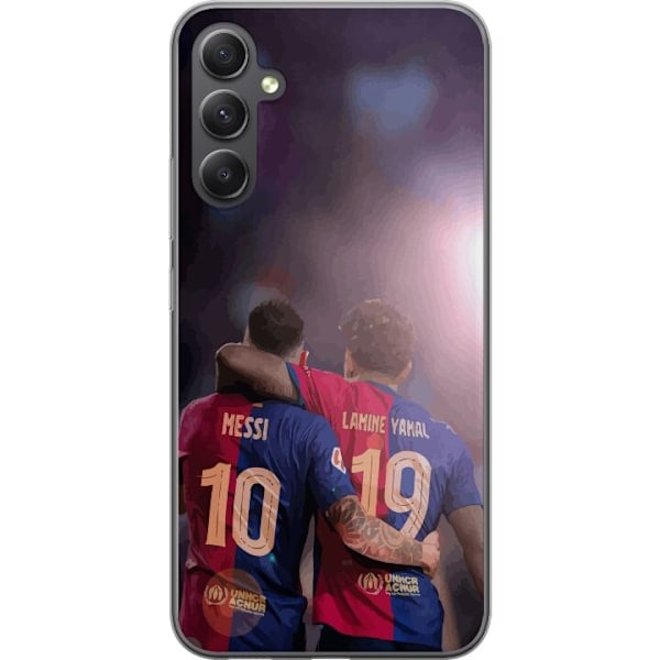 Samsung Galaxy A05s Läpinäkyvä Kuori Lamine Yamal VS Messi