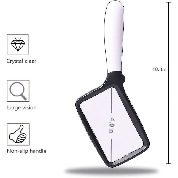 Fällbar läsglas med 5 LED-lampor 3x förstoring med 2 dimningslägen, idealisk för läsning