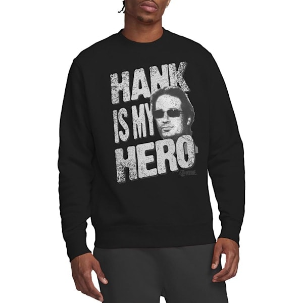 Californication Unisex Voksen Hank Is My Hero Genser XXL Bla Svart XXL