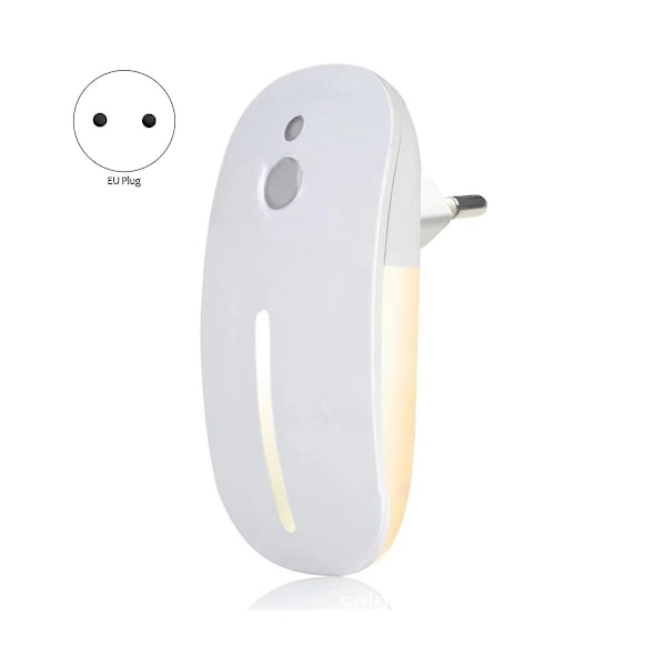 LED-nattlampa med rörelsesensor, trådlös, stickkontakt, EU 220V, för hall, gångväg, EU-kontakt