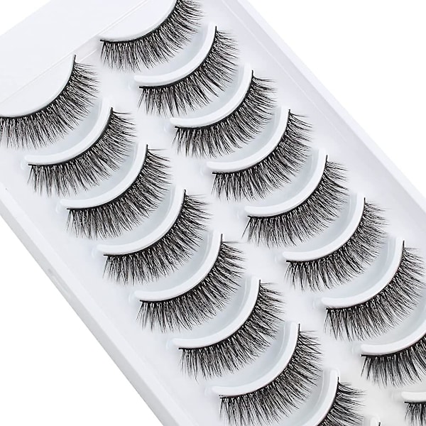 False Eyelashes Natural Faux Mink Lashes Fluffy Dramatic Lashes Cat Eyes Wispy