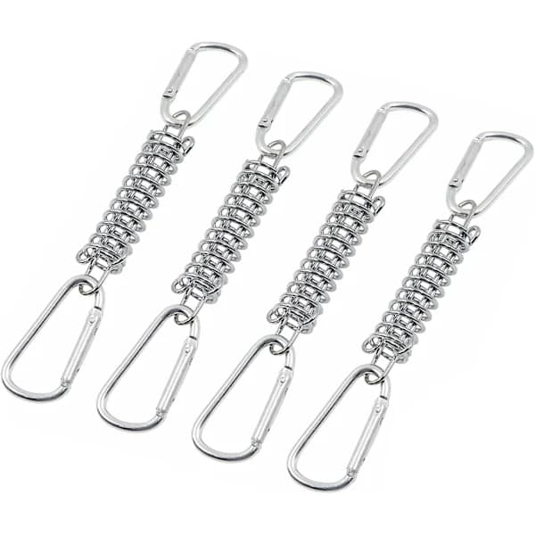 4-pack Markisfäste Spännfjäder, Legeringsspärrfjäder, Markisfjäderspänne, Tunga Solsegel Fästkit AV 4 st