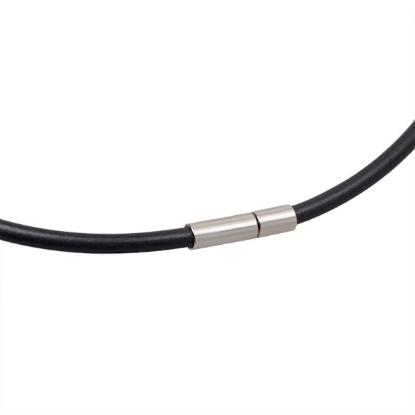 Vattentät flätad läderrepkedja halsband, män kvinnor DIY vävd vaxrepkedja för hänge, 2,8 mm bredd, 19,68\" längd
