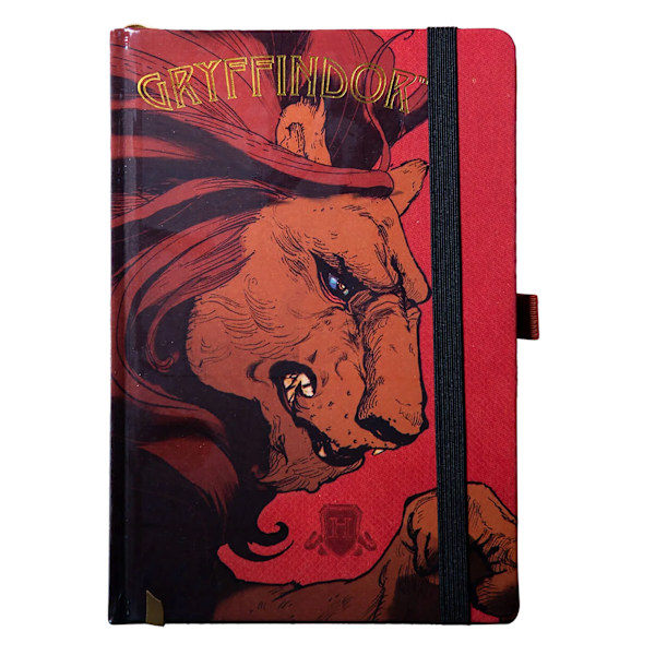Harry Potter Intrikata Hus Gryffindor A5 Anteckningsbok One Size R Röd/Brun One Size