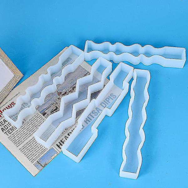 Multi-style Speical Shaped Strip Candle Silicone Mold European Simple