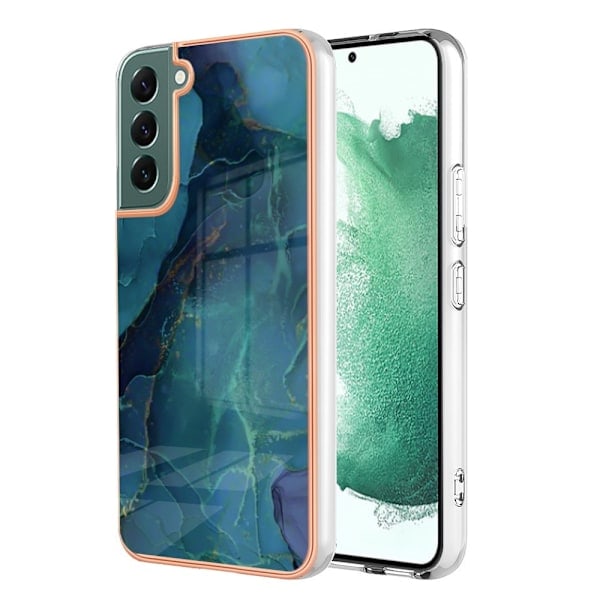 Samsung Galaxy S23 Plus Cover Marmor TPU Grøn