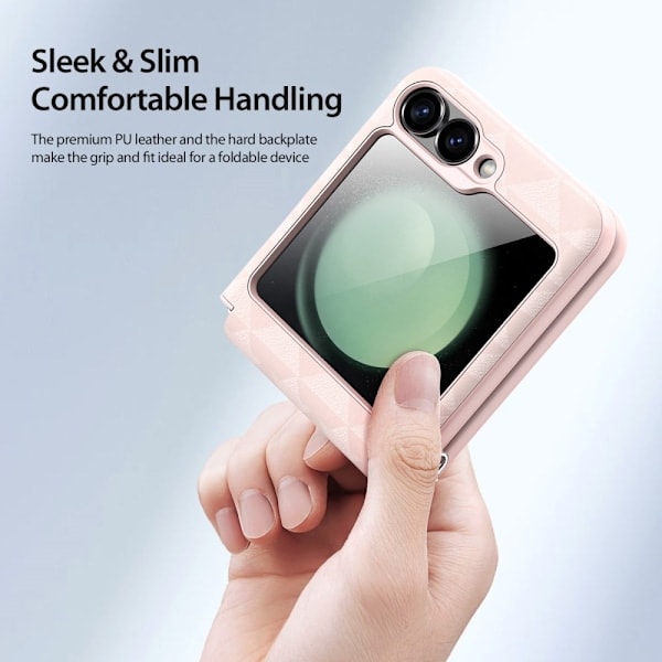 DUX DUCIS Galaxy Z Flip 6 Cover Fitt Series Kortholder Rosa