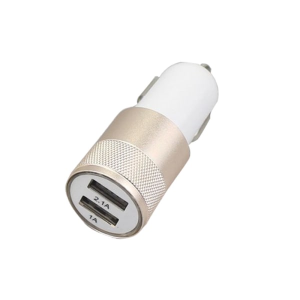 Dubbel USB 3.1A Gold Universal billaddare