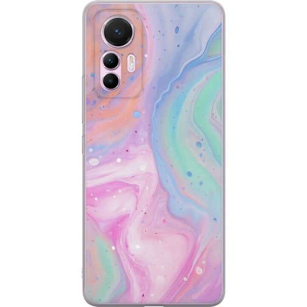Xiaomi 12 Lite Läpinäkyvä Kuori Pastellimarmori