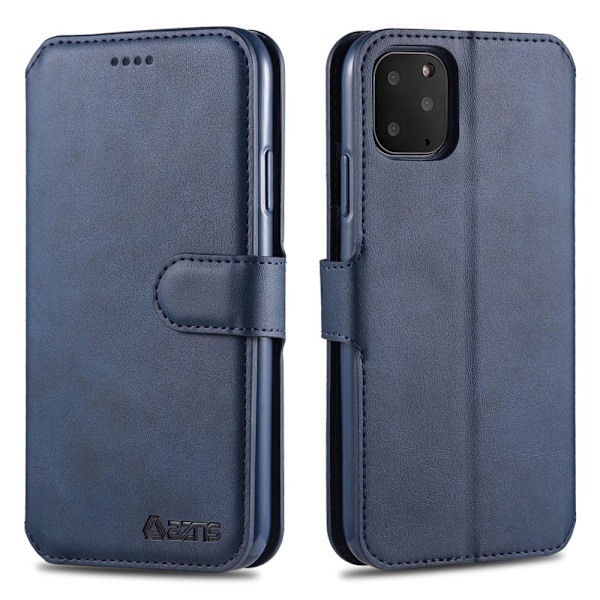 iPhone 12 Pro Max - AZNS Läderfodral - Blå