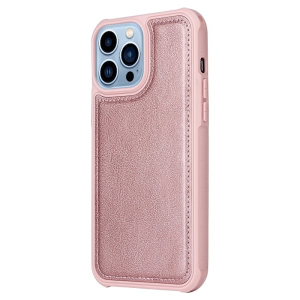 iPhone 13 Pro Fodral/Skal 2-i-1 Magnetiskt Multifunktionellt Roséguld