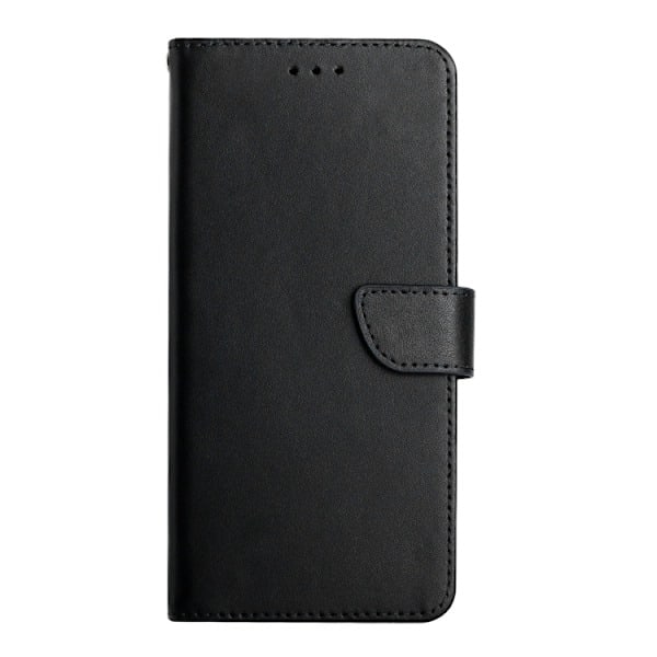 iPhone 14 Pro Max Etui Ægte Læder Sort