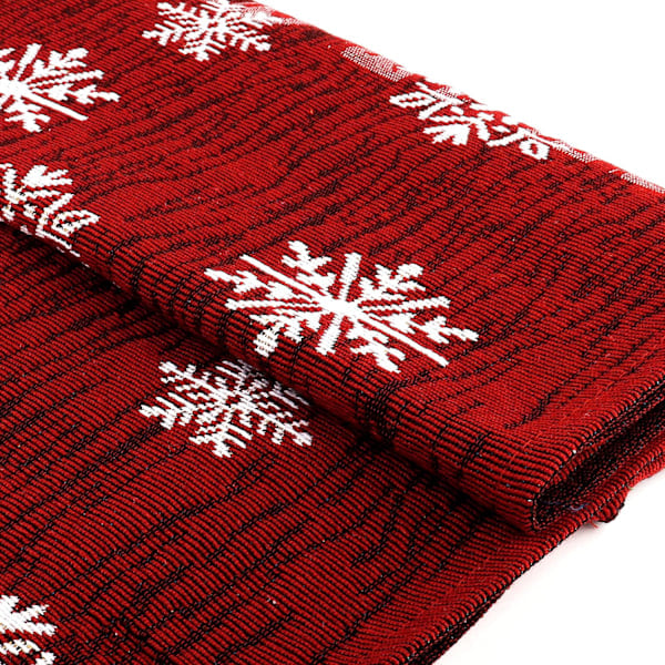 Julbordsduk Snöflinga Snögubbe Bordslöpare för Jul