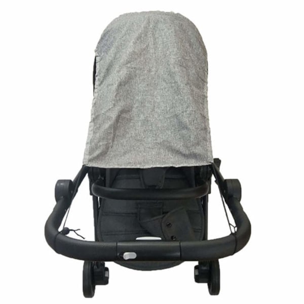 Grå 50x30x67cm Vagn Solskydd Barnvagn Solskydd, Universal Barnvagns Solskydd för Barnvagn, Buggy och Vagga, Solvagn