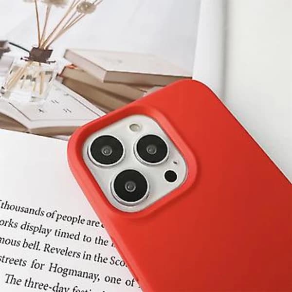 Silikoneetui med bred halsrem til iPhone 12 / 12 Pro (Himmelblå)[CO]