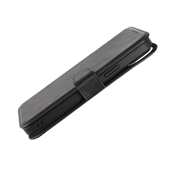 iPhone 15 Plus Wallet Case Magnet Rvelon - Black Svart black