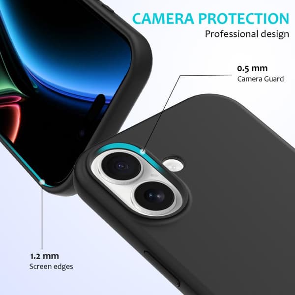 iPhone 17 Cover - Ensfarvet Silikone