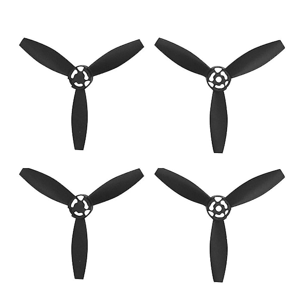 4 st Passande för Parrot Bebop 2 Drone Propellerblad Drone Tillbehör Svart