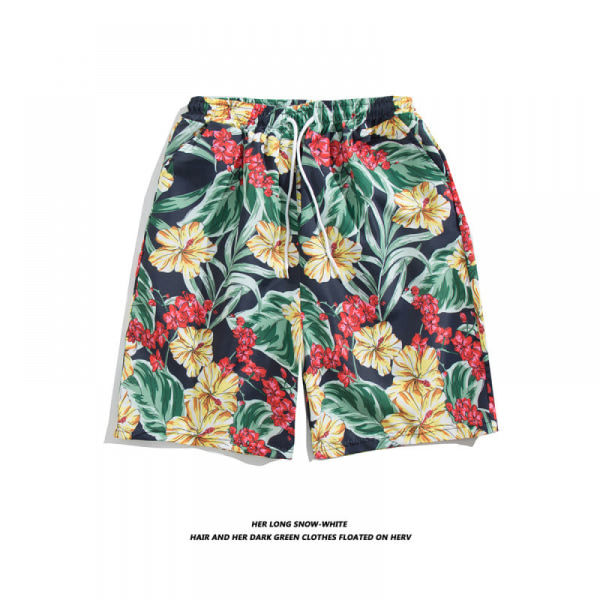 Färgglada badshorts för män - Heta sommarbadbyxor Sport löparbadkläder med mesh -DK7031 zdq