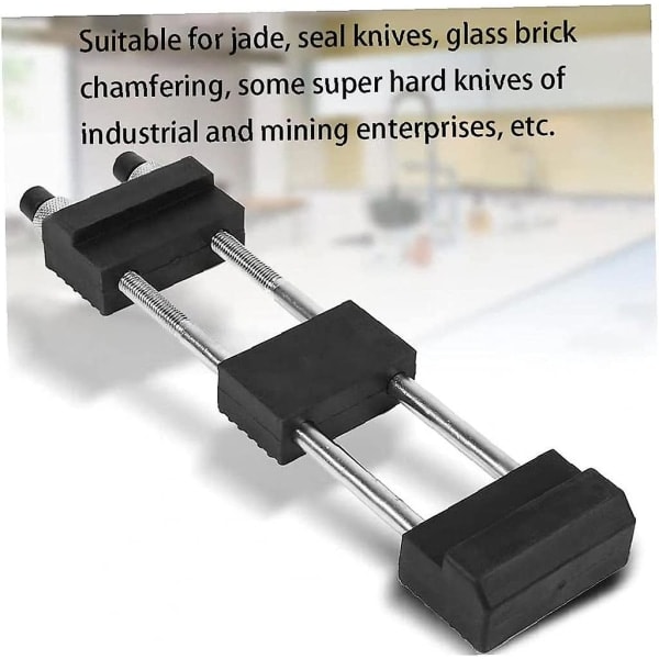 Slipeholder for slipesteiner, Justerbar Størrelse, Sklisikker Base, Holdbar Festning, Gitterstein, Diamantstein, Holdbart Håndverktøy