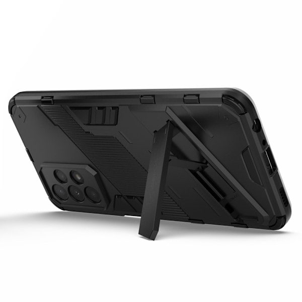 Samsung Galaxy A23 5G Cover Stødsikkert Hybrid Støtteben Sort