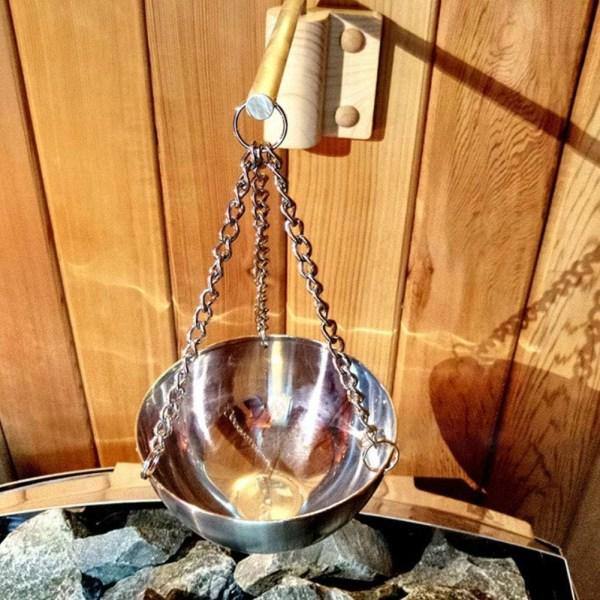 Galaxy Sauna Aromaskål, Rustfrit Stål, Duftdiffuser Sauna Tilbehør