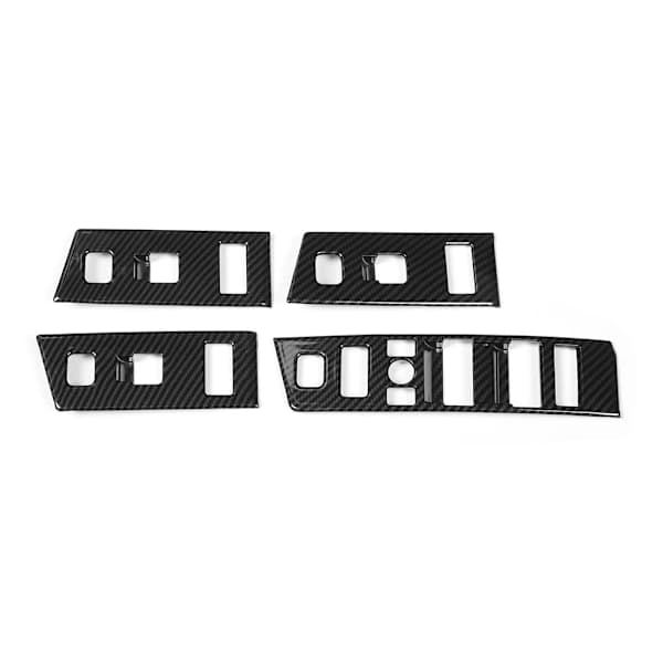 4 stk. Karbonfiber Vindusbryterpanel Beskyttelsesdeksel for Range Rover Evoque L551 2020[co]